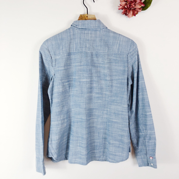 [TOMMY HILFIGER] Chambray Button Up Top - Picture 2 of 8